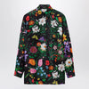 GUCCI Silk Twill Shirt With Flora Print