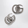 GUCCI Silver-tone GG Marmont brass earrings