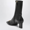 GUCCI Black Signora ankle boots with horsebit