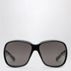GUCCI Square black acetate sunglasses