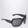 GUCCI Square black acetate sunglasses