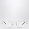 GUCCI Gold-Tone Metal Frame Glasses