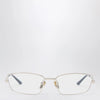 GUCCI Gold-Tone Metal Frame Glasses