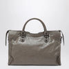 Balenciaga Le City medium handbag in dark walnut leather
