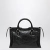 Balenciaga Le City small lambskin leather bag in black