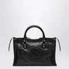 Balenciaga Le City small lambskin leather bag in black