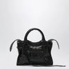 Balenciaga Le City Nano leather handbag in military green