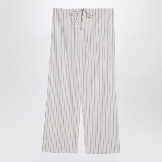 The Row Hypnosta trousers in white with stripes