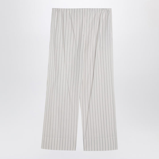 The Row Hypnosta trousers in white with stripes