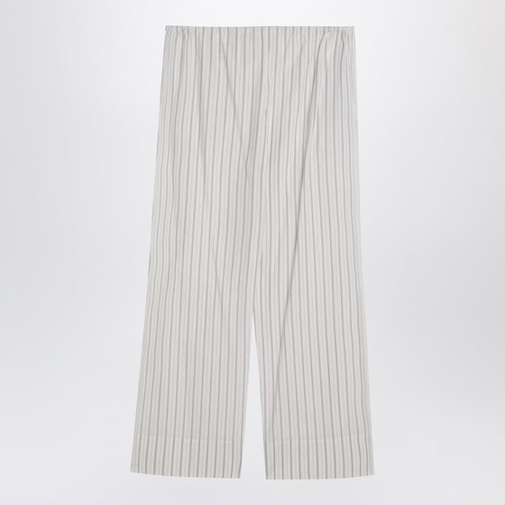 The Row Hypnosta trousers in white with stripes