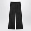 Balenciaga Dark grey tartan trousers