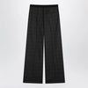 Balenciaga Dark grey tartan trousers