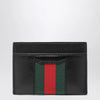 GUCCI Web Cardholder With Horsebit In Leather