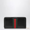GUCCI Black Horsebit Web Wallet