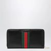 GUCCI Black Horsebit Web Wallet