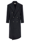 Saint Laurent Double-breasted Coat