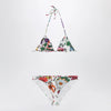 Sparkling Jersey Bikini With Gucci Flora Print
