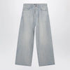 Balenciaga Light blue wide-leg denim jeans