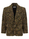 Saint Laurent Bouclé Tweed Blazer