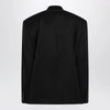 Balenciaga Double-breasted oversized wool blazer in black