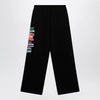 Balenciaga Black jogger trousers with logo print