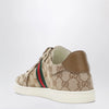 GUCCI Stretch sneakers in beige sand GG canvas
