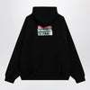 Balenciaga Black hoodie with logo print