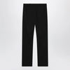 Balenciaga Slim tailored trousers in stretch wool twill, black