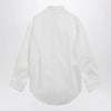 Balenciaga Cocoon shirt in cotton and silk poplin, white