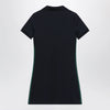 GUCCI Blue Cotton Jersey Dress with Web Detail