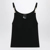GUCCI Viscose crêpe jersey top with Horsebit detail in black