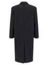 Saint Laurent Double-face Combed Wool Coat