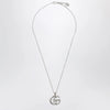 GUCCI GG Marmont necklace with silver-tone Double G pendant
