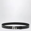 GUCCI Cut GG Marmont reversible GG canvas and leather belt, black