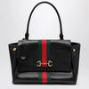 GUCCI Paparazzo medium top-handle bag in soft black leather