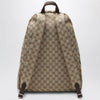 GUCCI Large Tag backpack in sand/brown GG canvas
