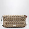 GUCCI Tag medium GG canvas crossbody bag in sand/brown