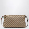 GUCCI Tag medium GG canvas crossbody bag in sand/brown