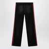 GUCCI Straight-leg stretch cotton denim jeans in black