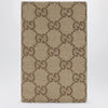 GUCCI Essence Classic card holder in sand beige GG fabric