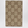 GUCCI Essence Classic card holder in sand beige GG fabric