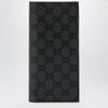 GUCCI Essence Classic long wallet in black GG fabric