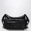Balenciaga Le City medium multi-pocket lambskin crossbody bag black