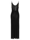 Saint Laurent Cassandre Chain Dress