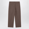The Row Taupe cotton trousers