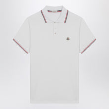  Moncler White short-sleeve polo shirt