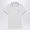 Moncler White short-sleeve polo shirt