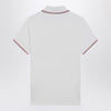 Moncler White short-sleeve polo shirt