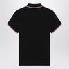 Moncler Black short-sleeve polo shirt