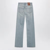 Valentino Straight-leg cotton denim jeans in light blue